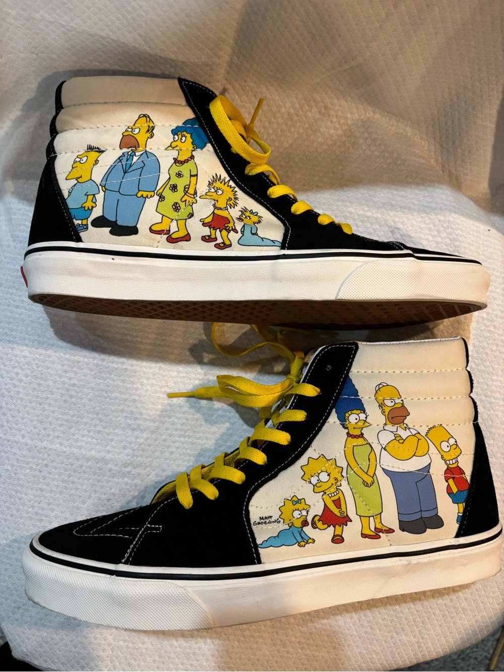Vans x The Simpsons Sk8-Hi 1987-2020 VN0A4BV617E Men’s 12 Original Box